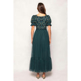 Adara Dress in Green