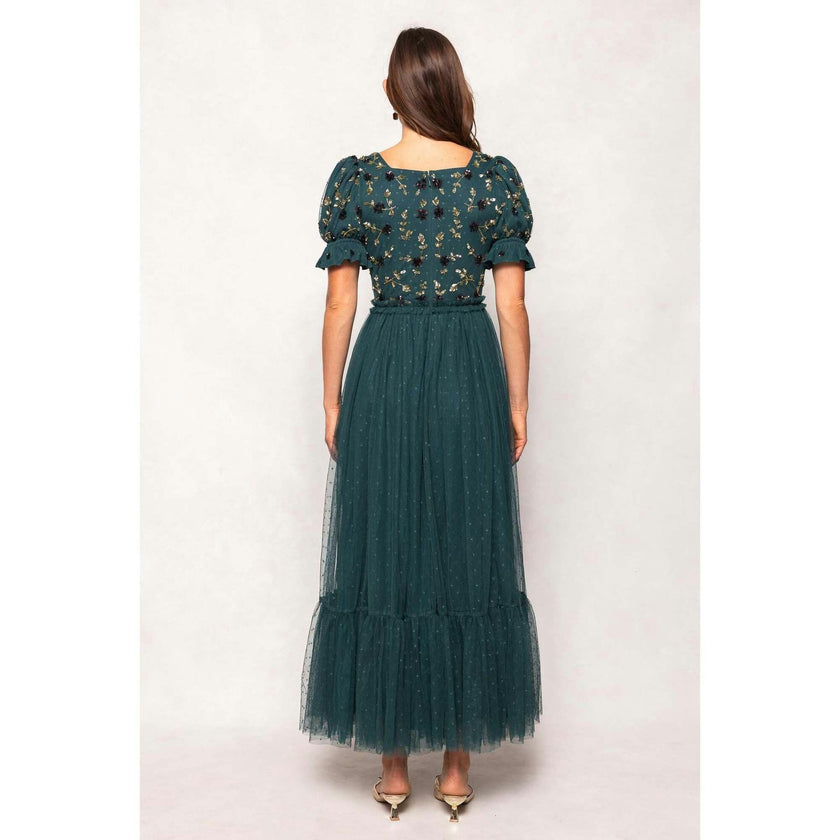Adara Dress in Green