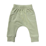 Baby Boy Pocket Pants in Sage