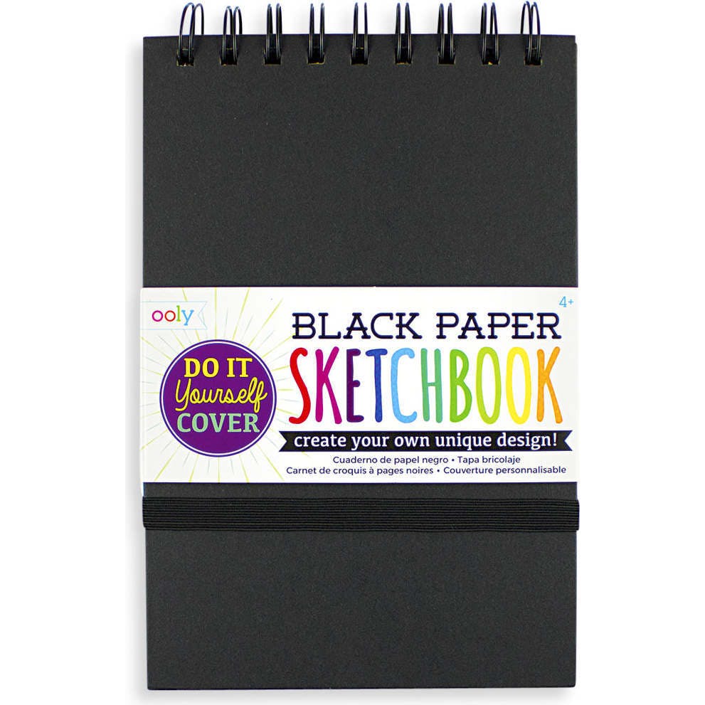 Black DIY Cover Sketchbook