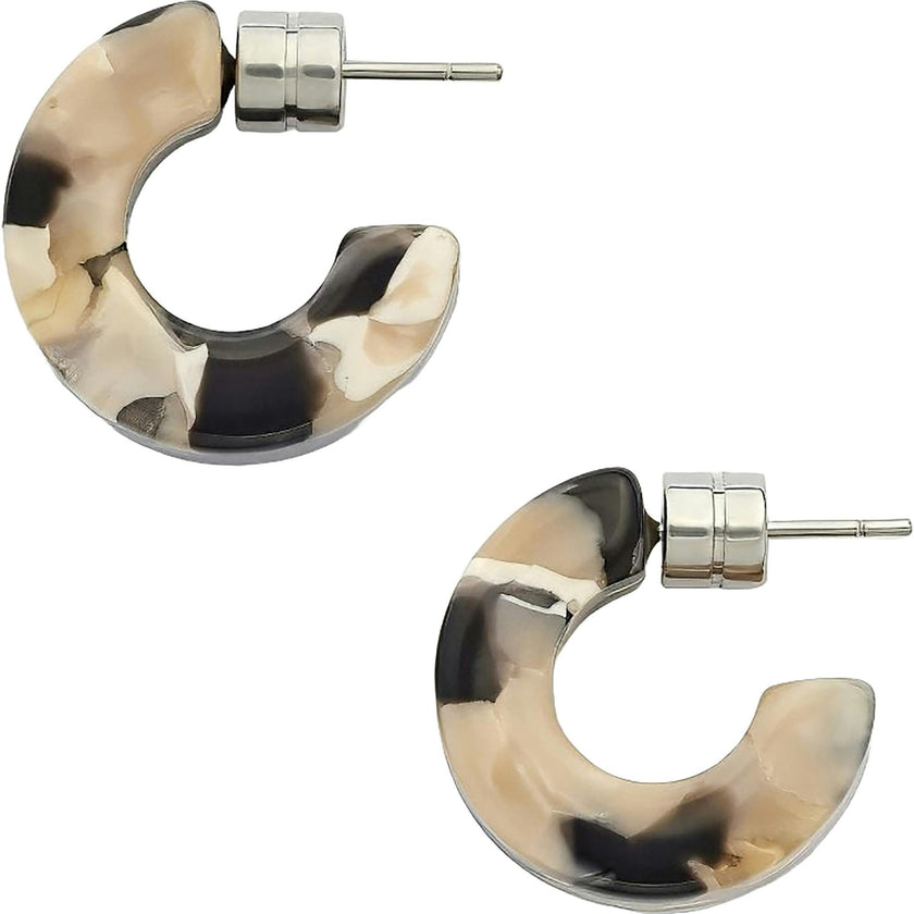 Muse Hoops in Abalone