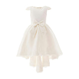 White Cresci Hilo Bow Dress