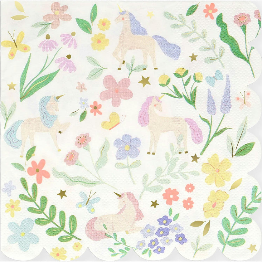 Meadow Unicorns Large Napkins