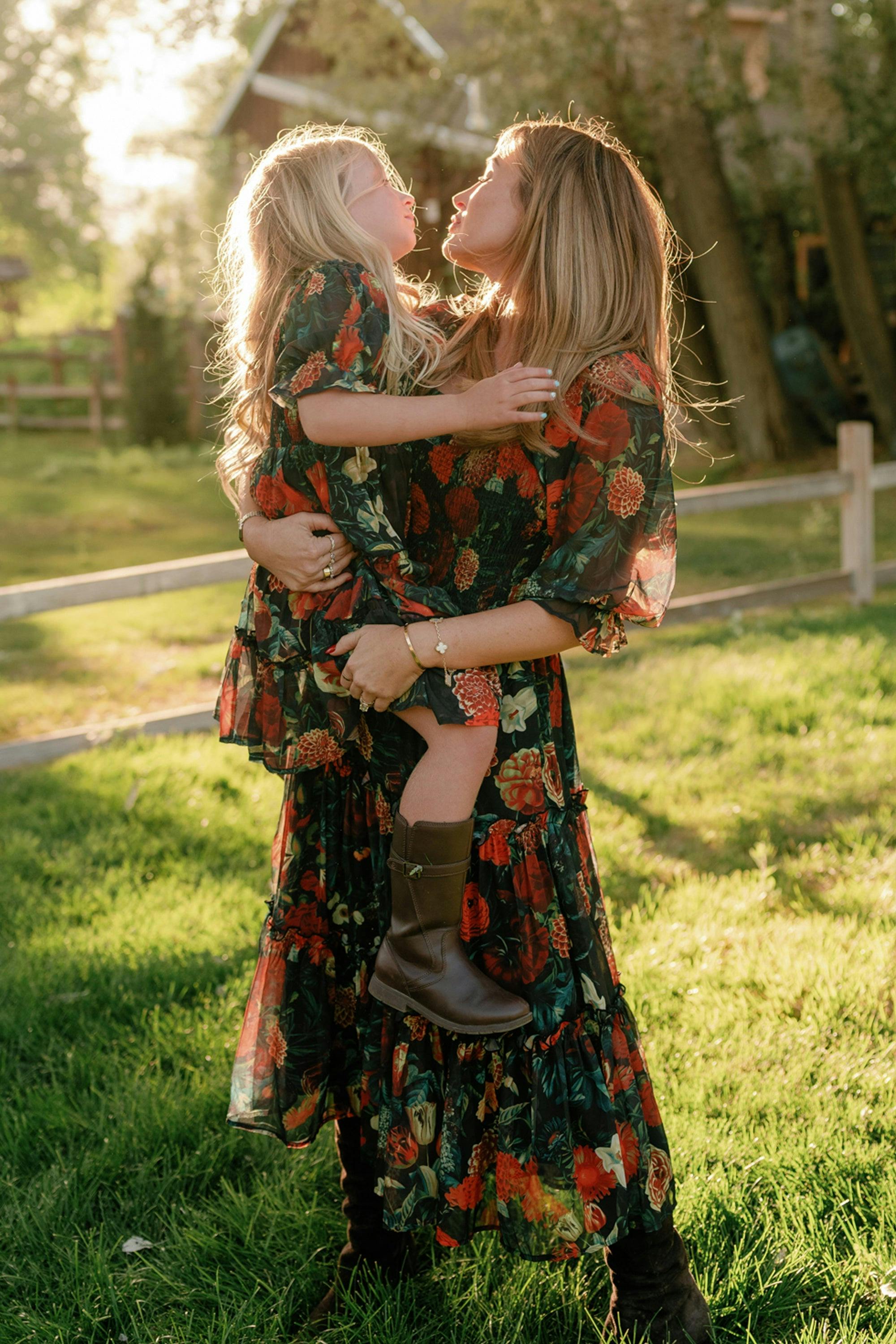 Mini Madeline Dress in Imogen Moody Floral
