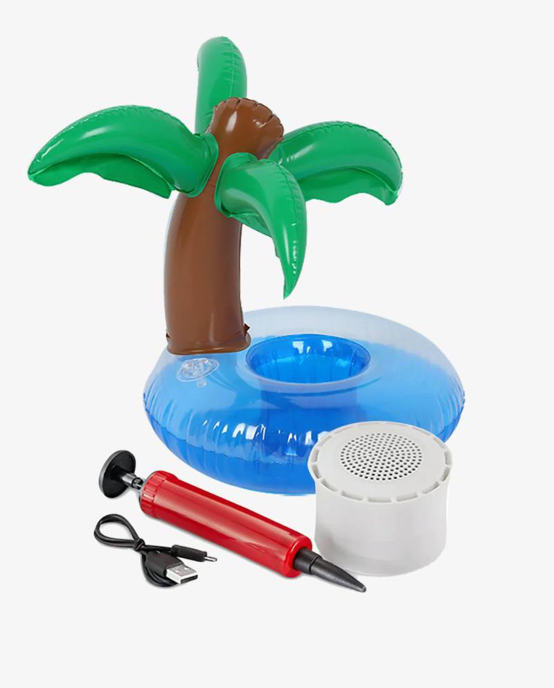 Bluetooth Floating Speaker & Cup Holder - Palm Tree