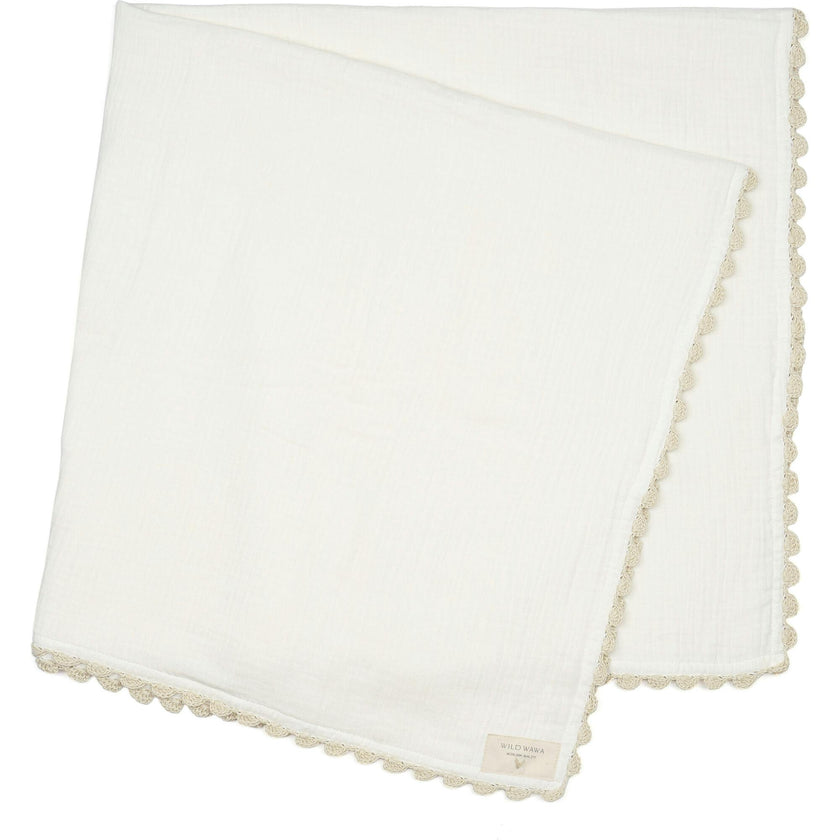 Crochet Trim Swaddle