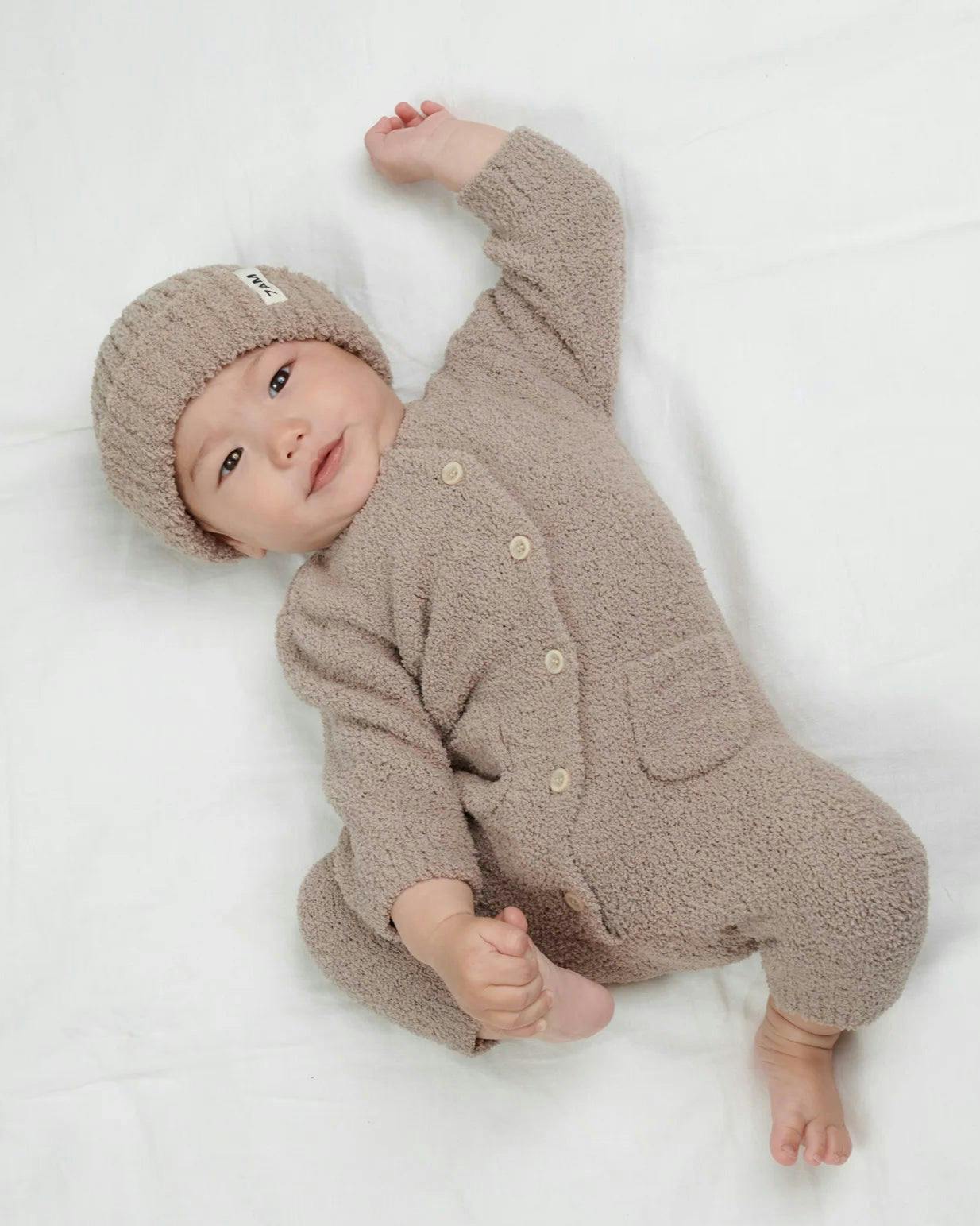 Ribbed Beanie - Fuzzy