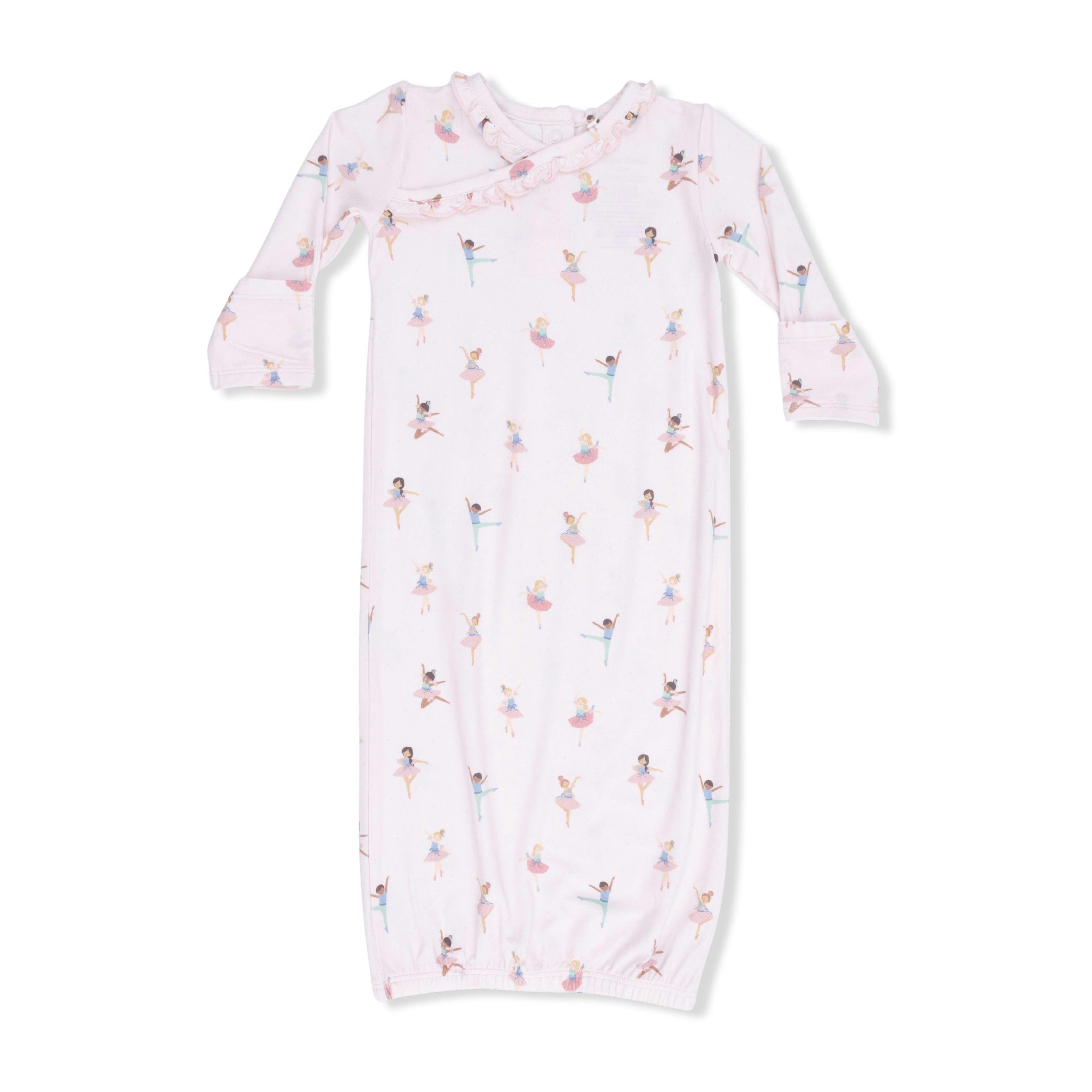 Petite Ballet - Kimono Gown & Ruffle Knotted Hat