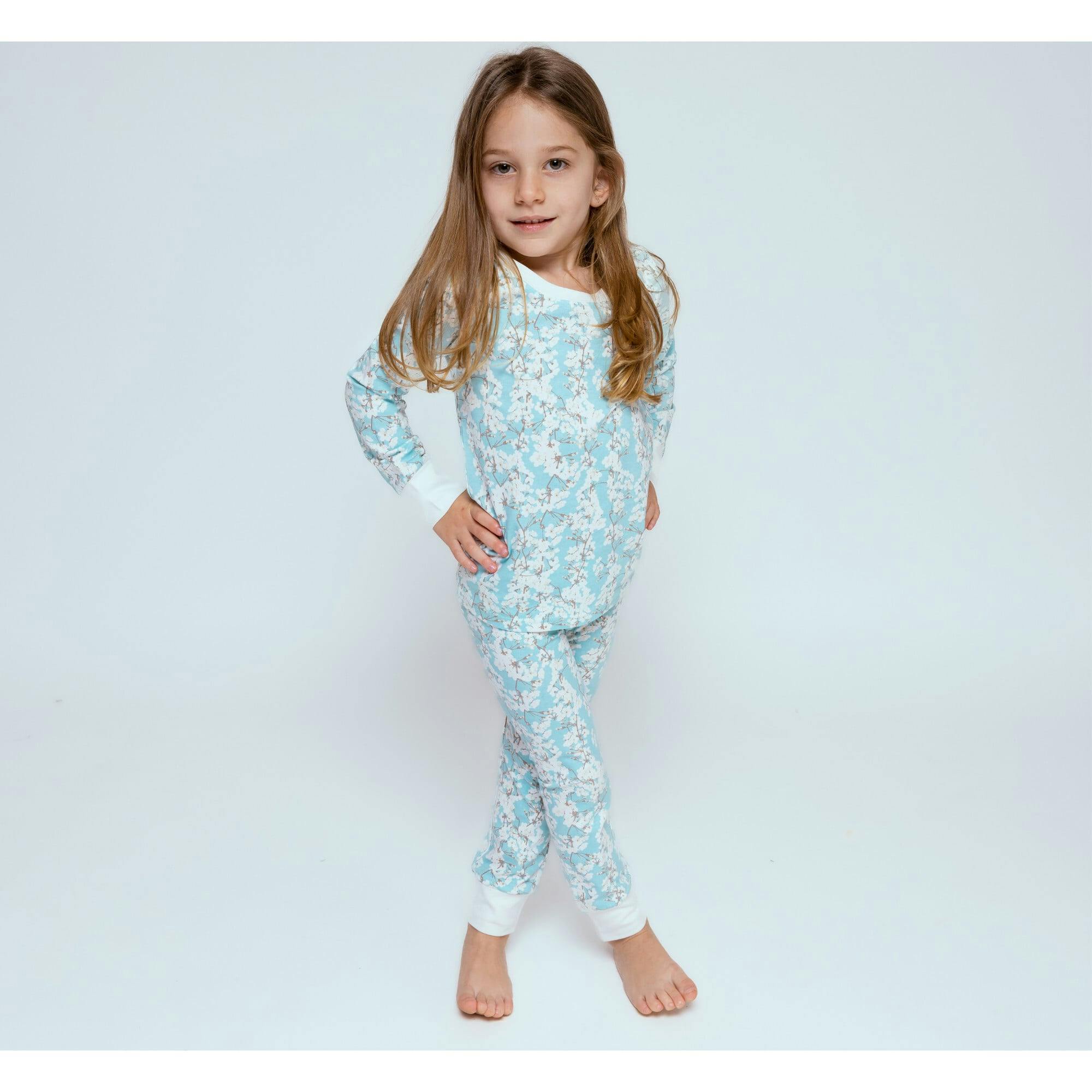 Print Long Sleeve Pajamas