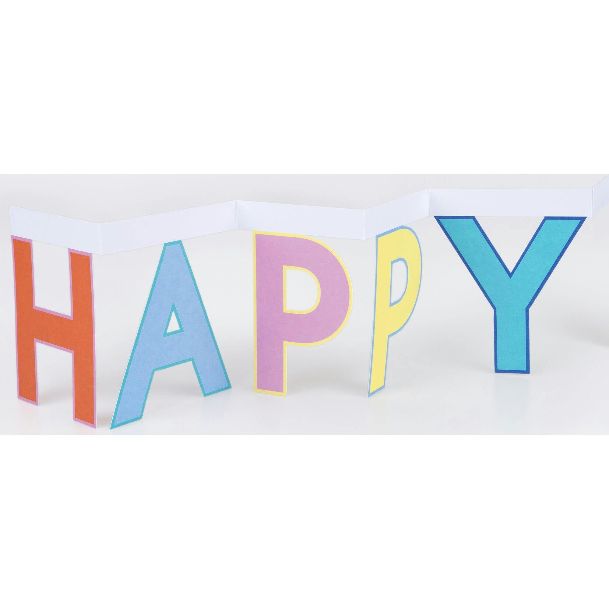 Happy Birthday Banner Birthday Card