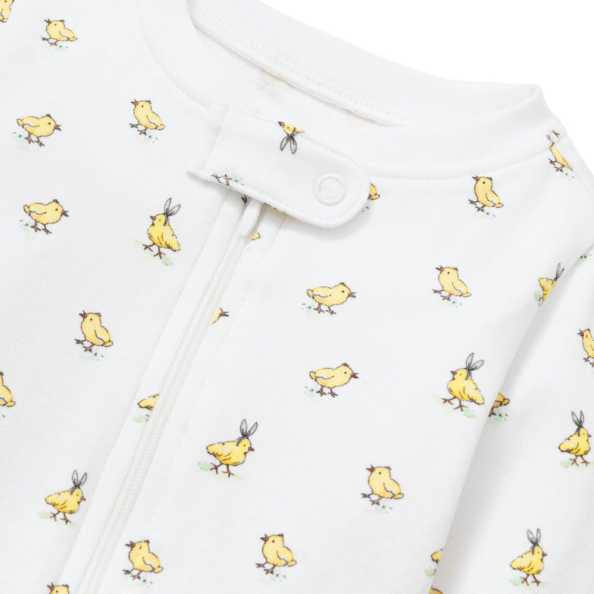 Baby's Pima Romper in Très Chick