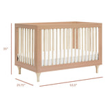 Babyletto Lolly 3-in-1 Convertible Crib with Toddler Bed Conversion Kit