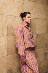 women's kangaroo jacket - florence blush