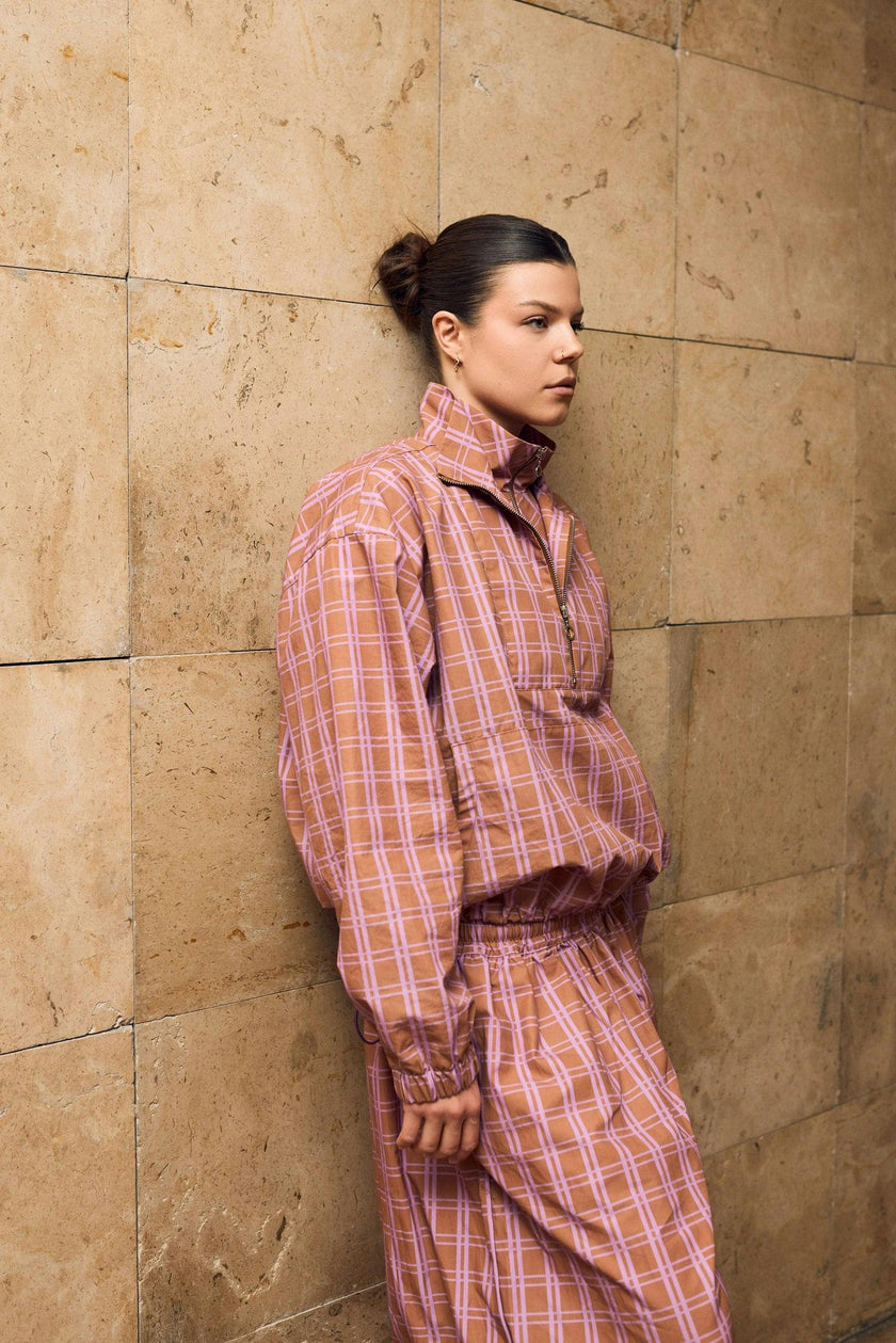 women's kangaroo jacket - florence blush