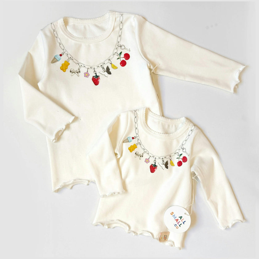 Charm Necklace Tee