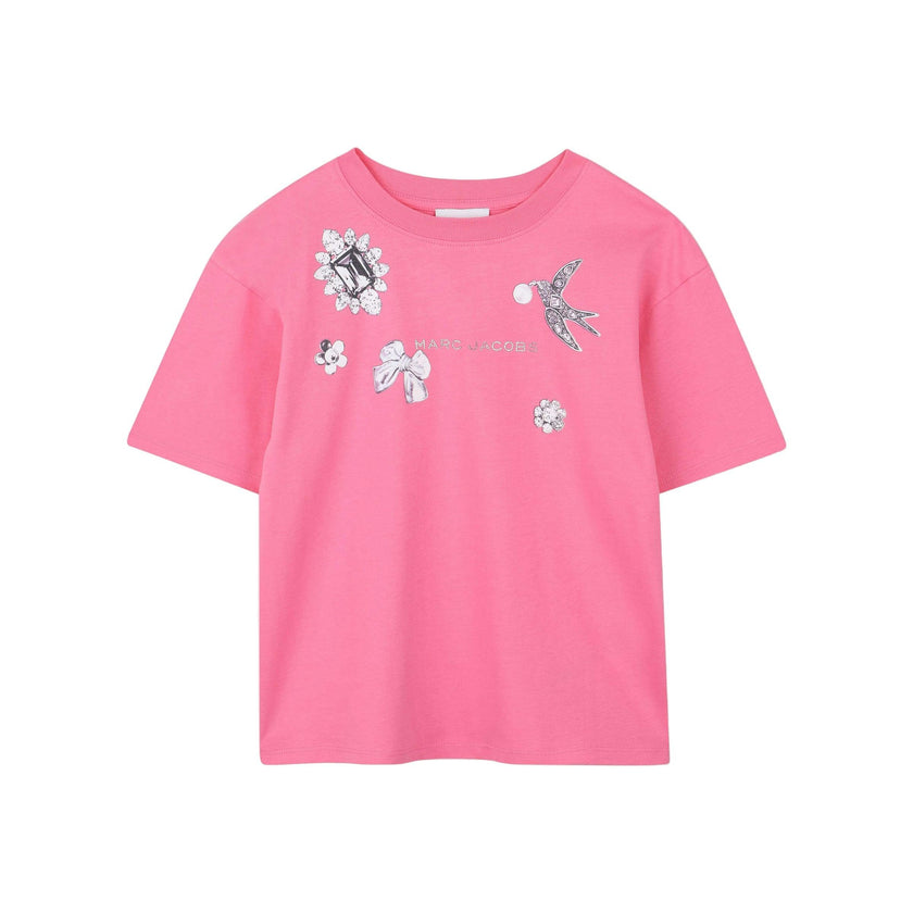 Girls Pink Logo T-Shirt