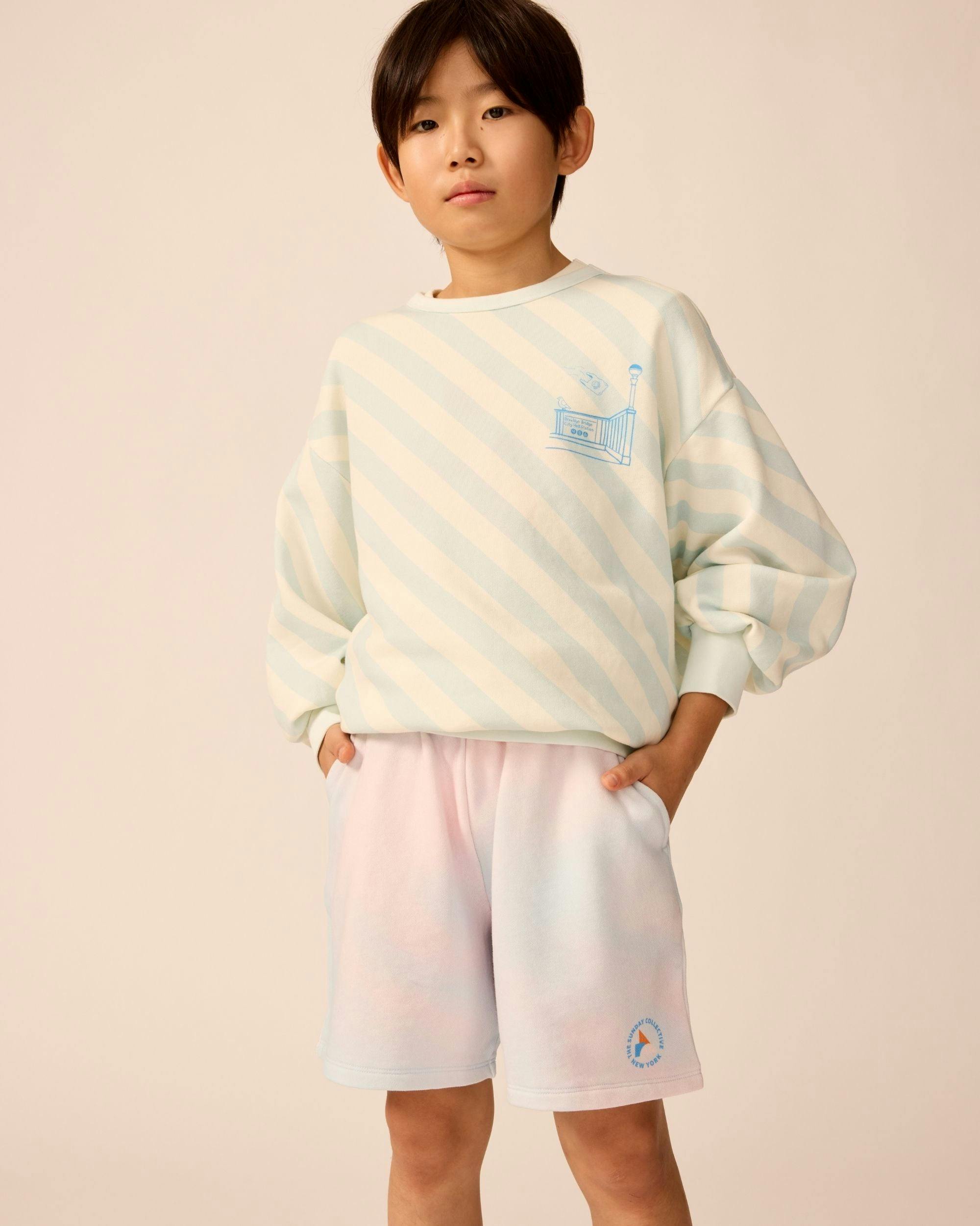 Organic Weekend Shorts in Pink Cloud