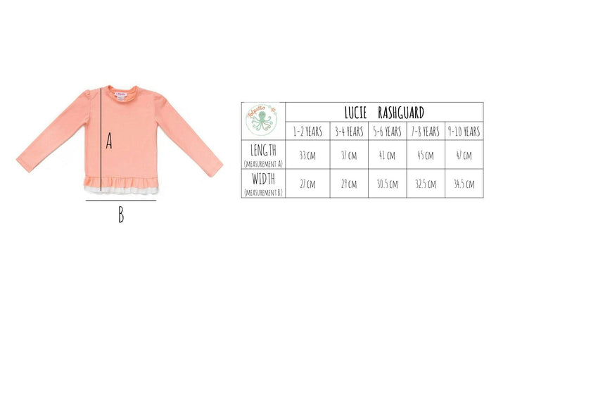 Rashguard Lucie - Peachpink