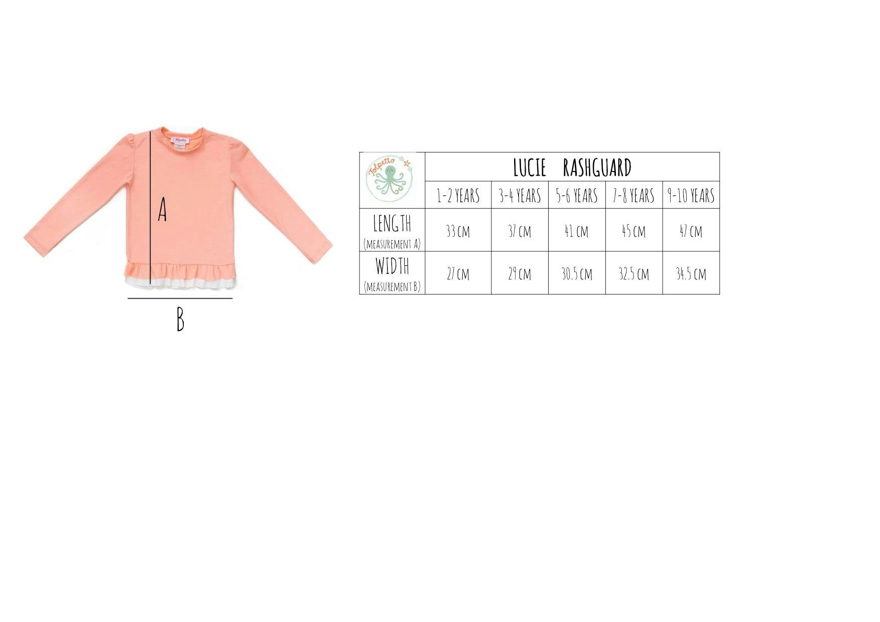 Rashguard Lucie - Peachpink