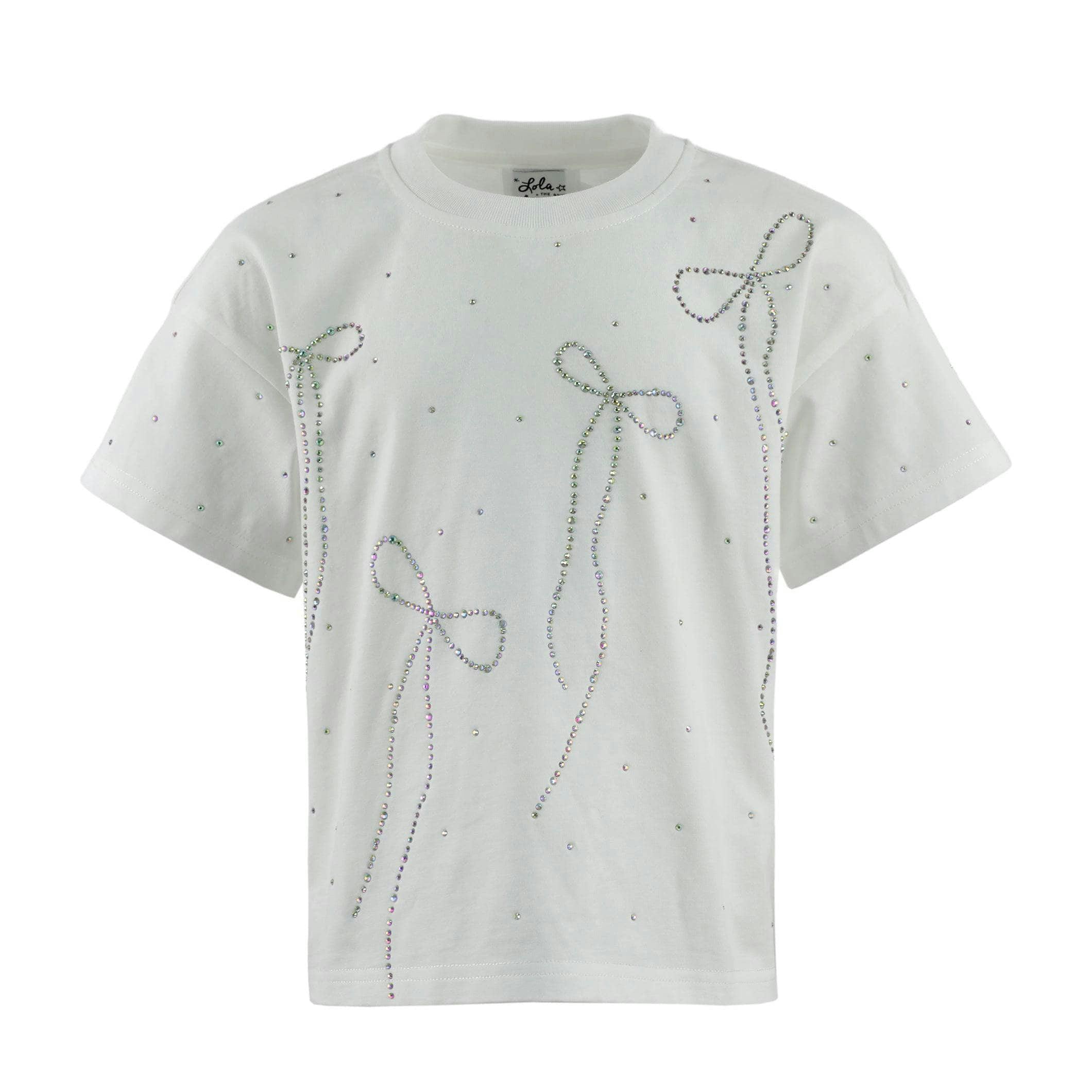 Women's Crystal Bows T-shirt