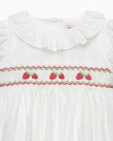 Baby Strawberry Smocked Dress