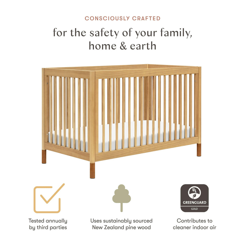 Babyletto Gelato 4-in-1 Convertible Crib with Toddler Bed Conversion Kit