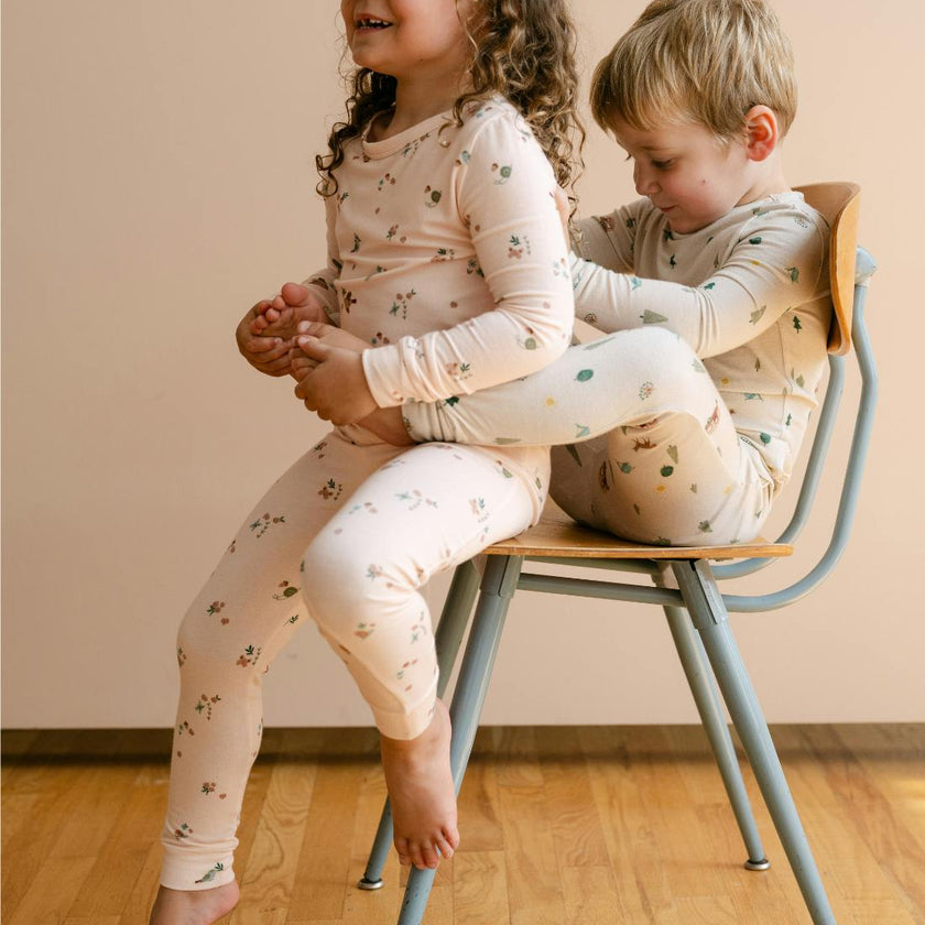 Toddler Modal Pajama Set in Birds