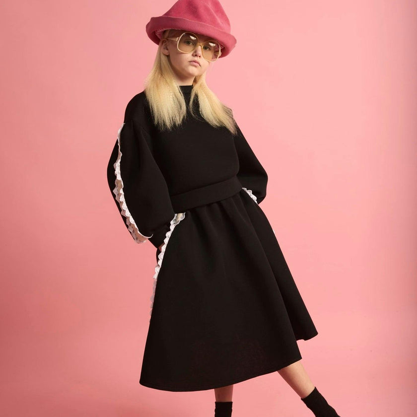 Neoprene Lace Skirt