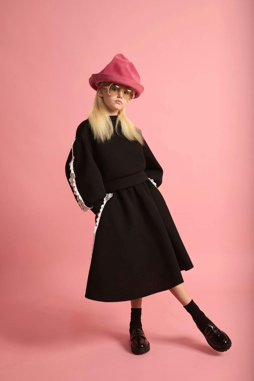 Neoprene Lace Skirt