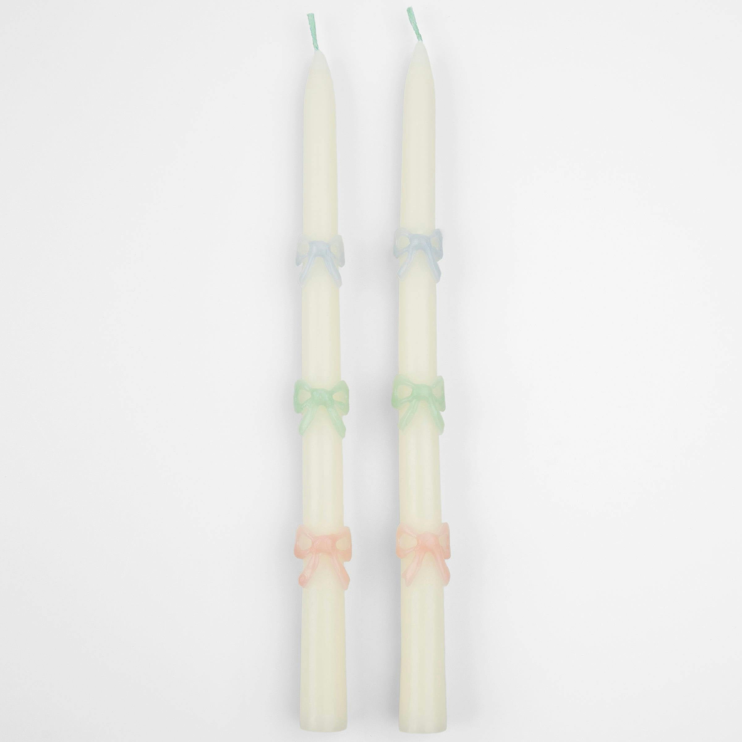Multi Bow Taper Candles
