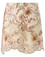 Starla Sequin Embroidered Mini Skirt