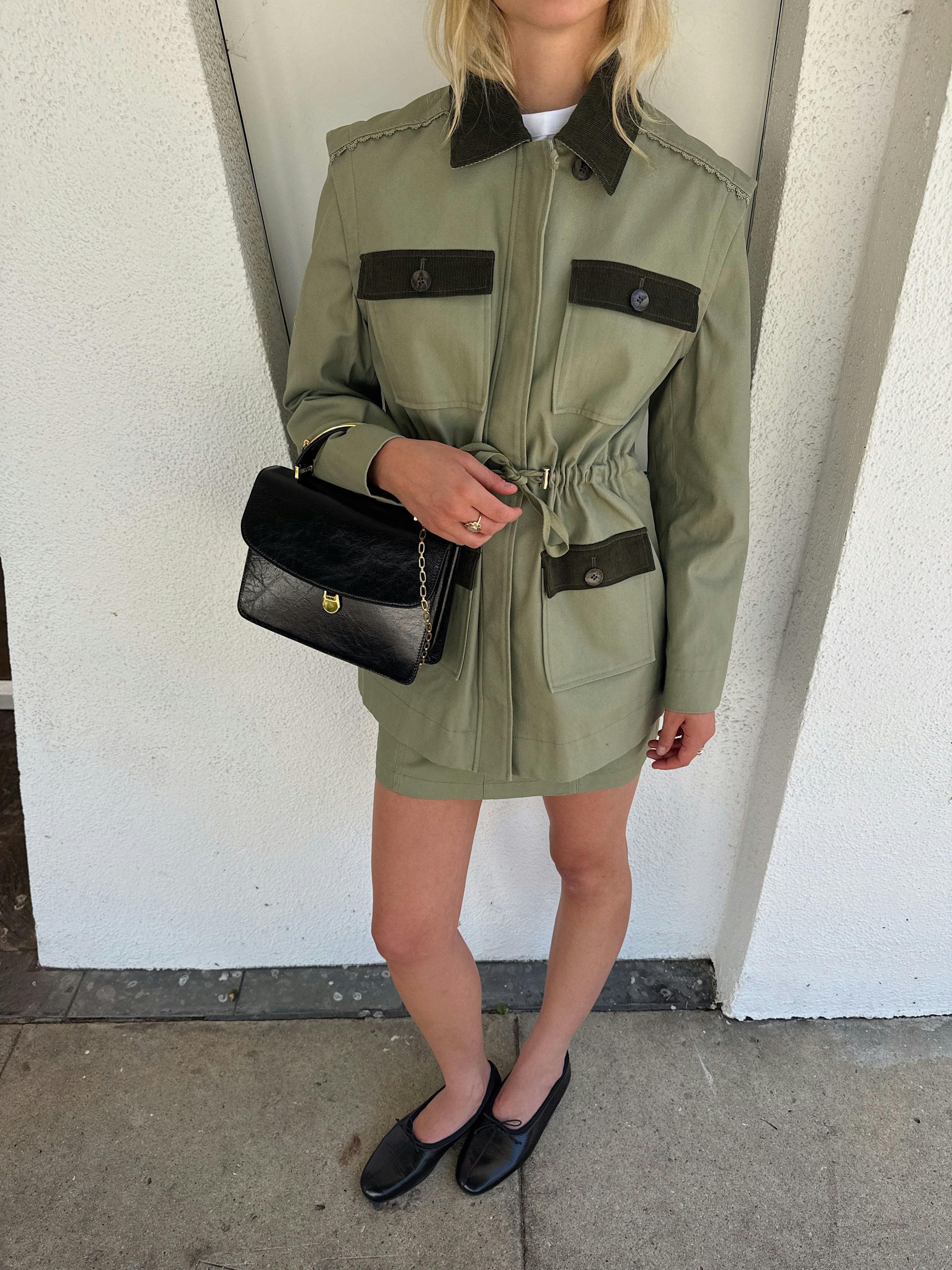 The Gillian Jacket -  English Sage
