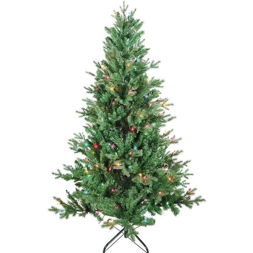5-Foot Pre-Lit Multi-Color Incandescent Jackson Pine Tree