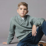 Organic Shawl Collar Sweater