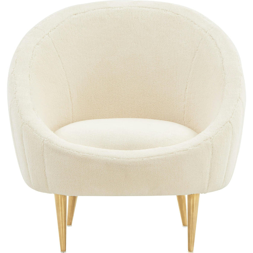 Razia Channel Tufted Tub Chair