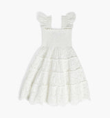 The Tiny Lace Ellie Nap Dress - White Fleur Lace