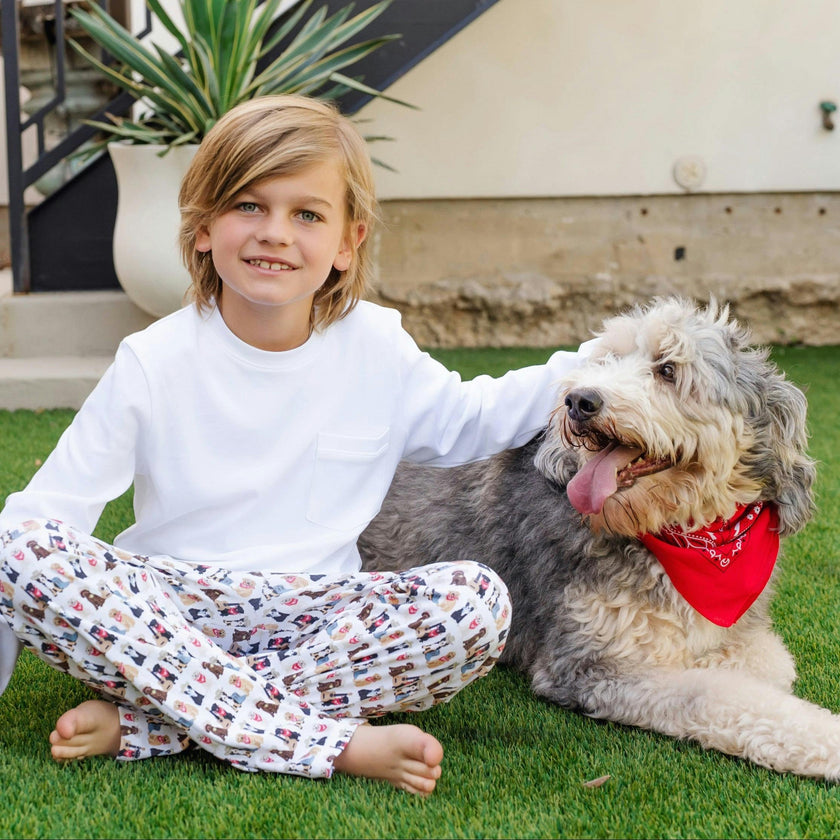 Beckett Boys' Hangout Pant - Western Pups