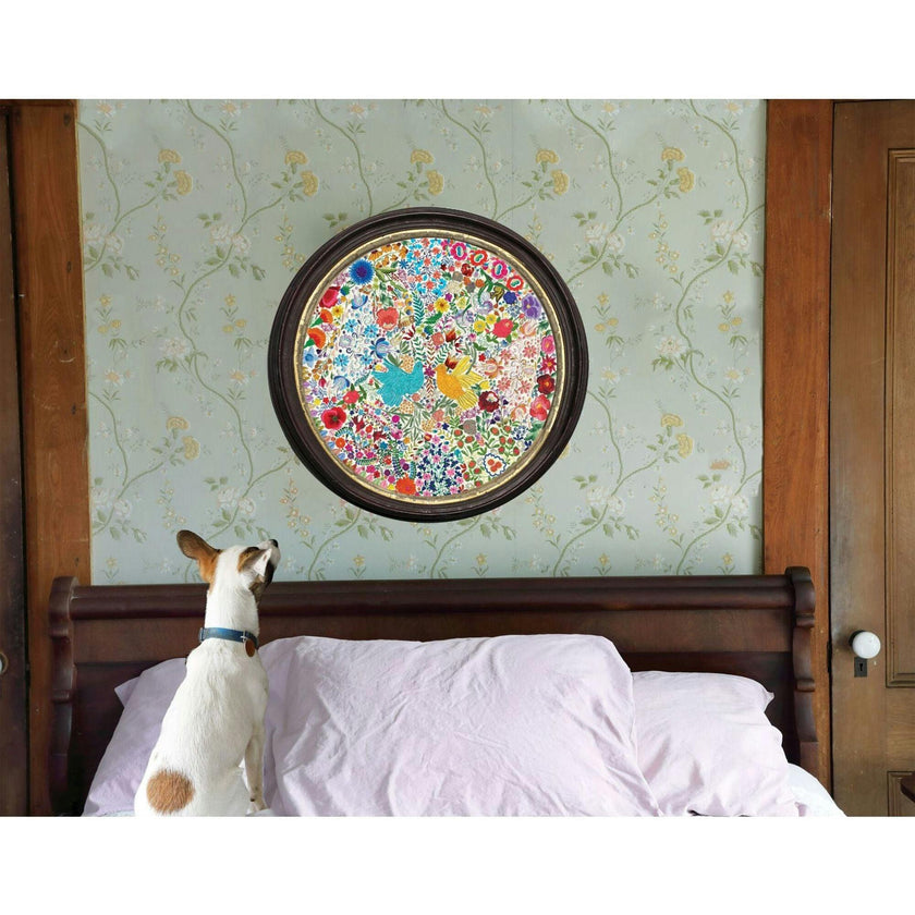 Piece and Love Blue Yellow 500 Piece Jigsaw Puzzle