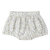 Organic Scalloped Top & Bloomers Set - Tulle Floral