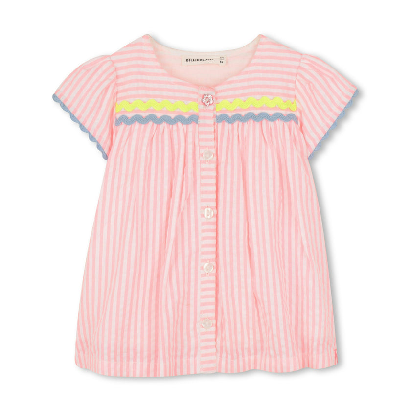 Pink & White Striped Billieblush Dress