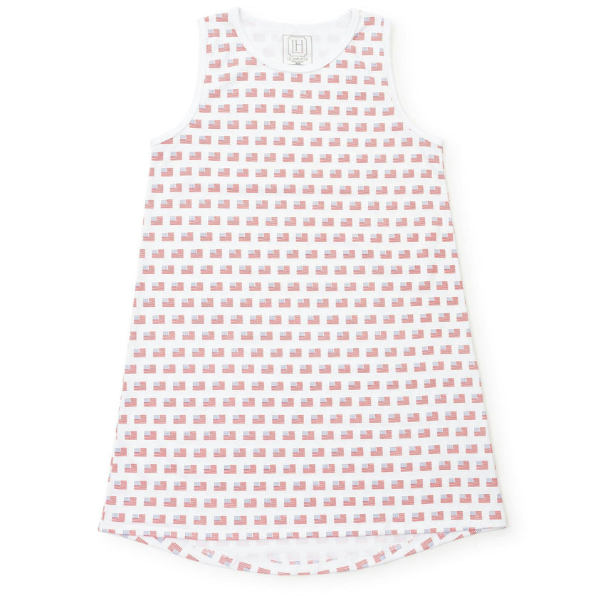 Katie Women's Nightgown American Flag