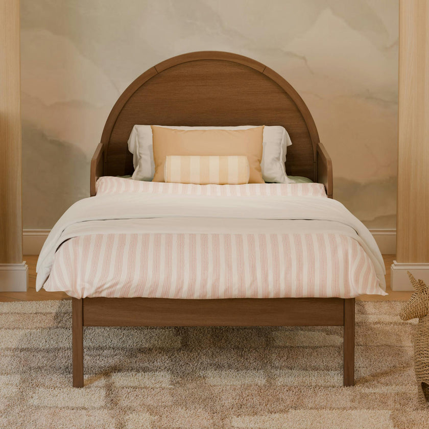 Twin/Full Bed Guardrail in Natural Walnut