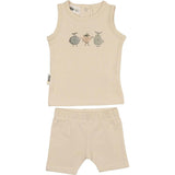 Boys Fruity Friends Print 2-Piece Tank & Short Set