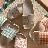 Slide Sandal | Patterns - Sienna Gingham