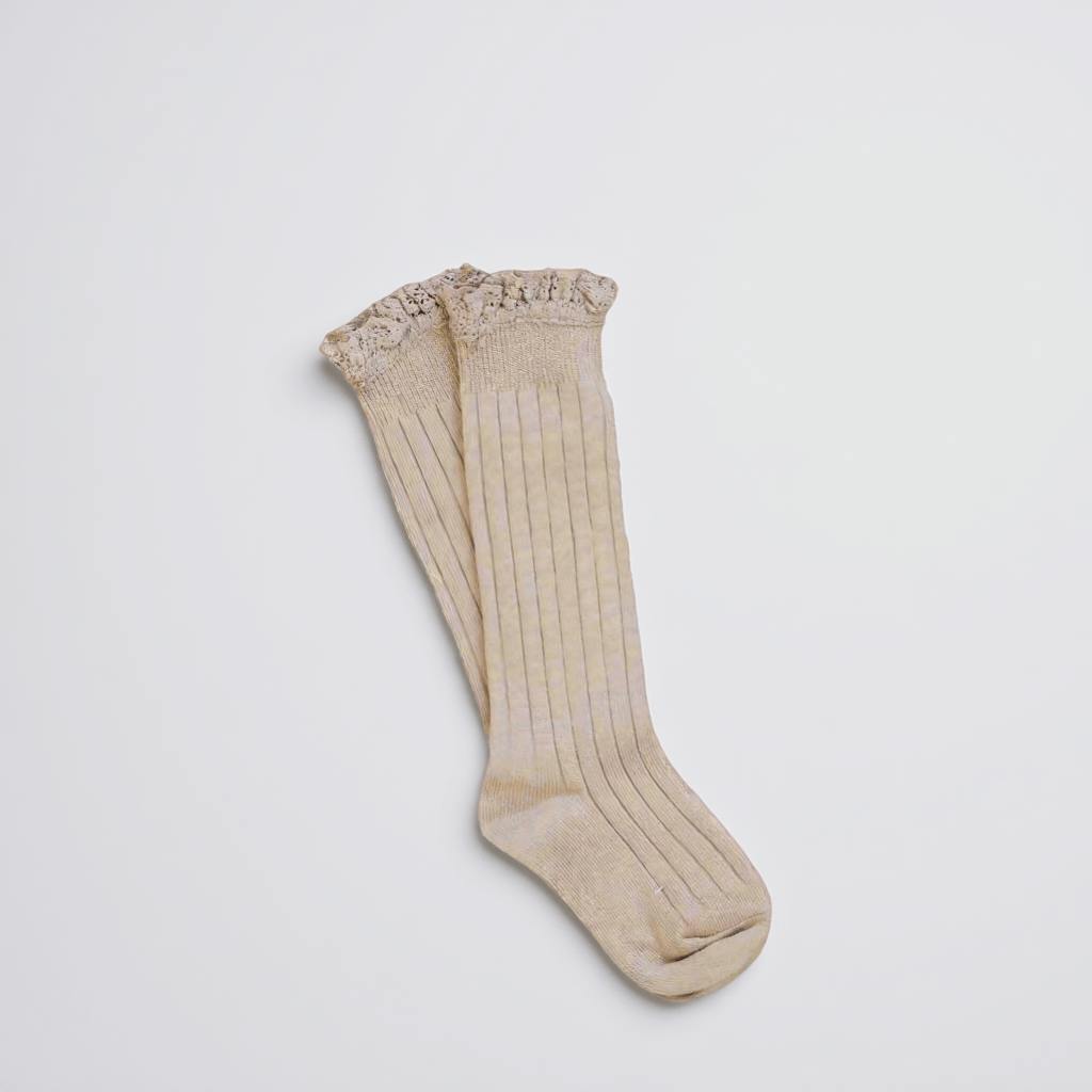 LLB Lace Top Knee High Socks (2 pairs in each order)