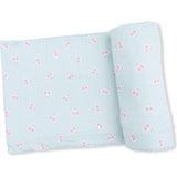 Tiny Cherry Stripe - Swaddle Blanket