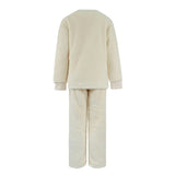 Women's Big Bow Crystal Fuzzy Set