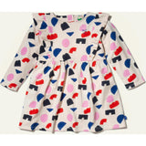 Recycled Cotton Shapes Baby Ruffle Dress