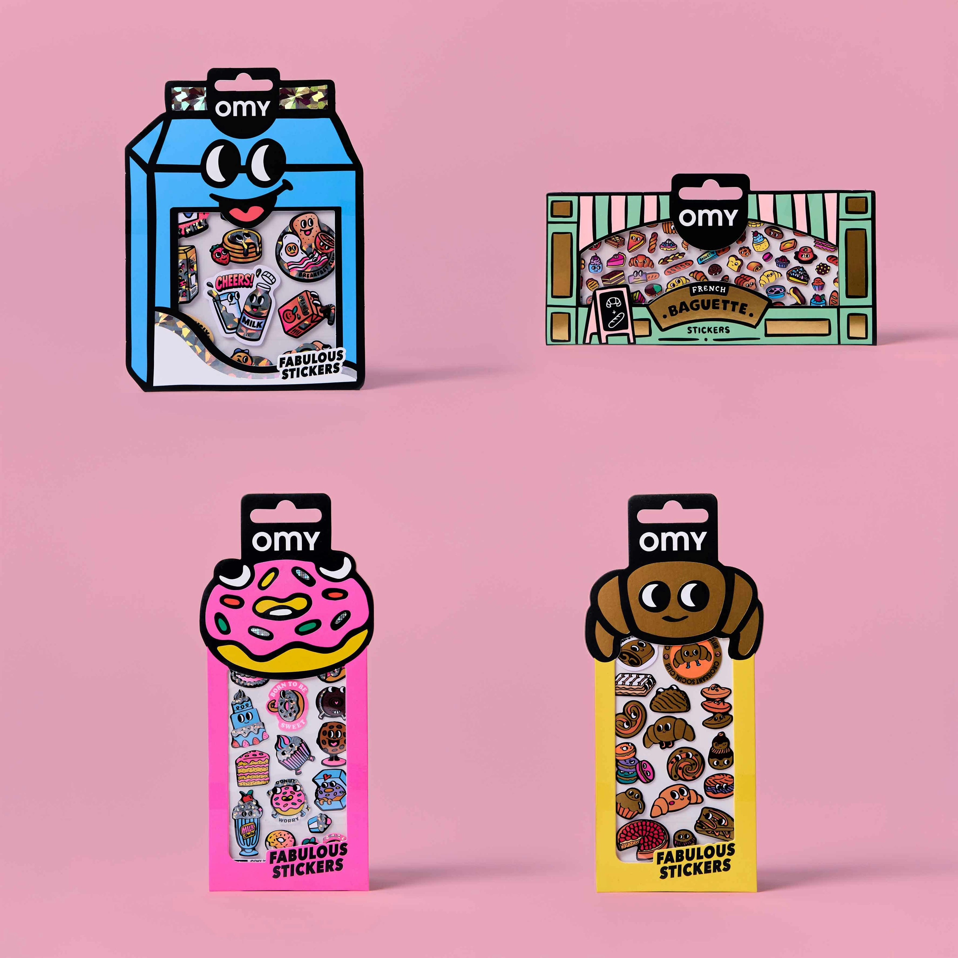 Sweet Treats - Bundle Of 4 Stickers