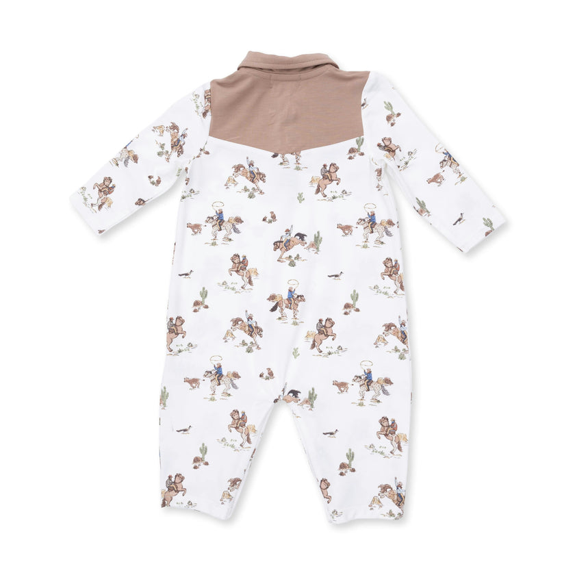Horse Wrangler - Long Sleeve Cowboy Romper